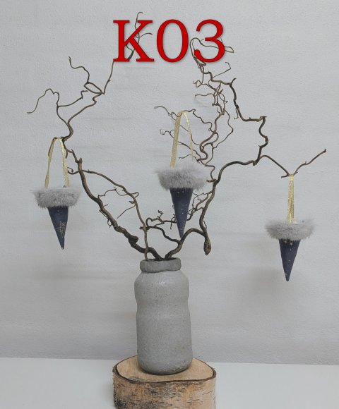 Krmmerhus i mrkegr stof