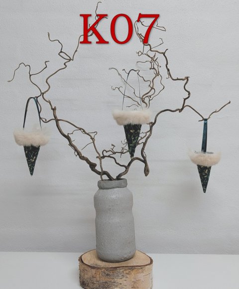 Krmmerhus i grnt stof